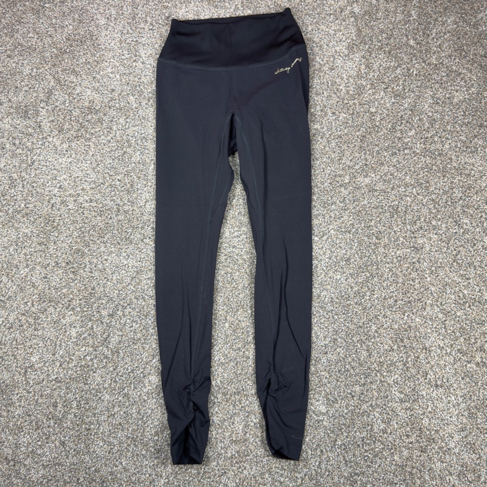 Gymshark Whitney Simmons High Rise Scrunch Bum Leggings Black GLLG4686-BK Small